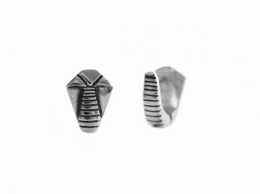 cobra silver earrings