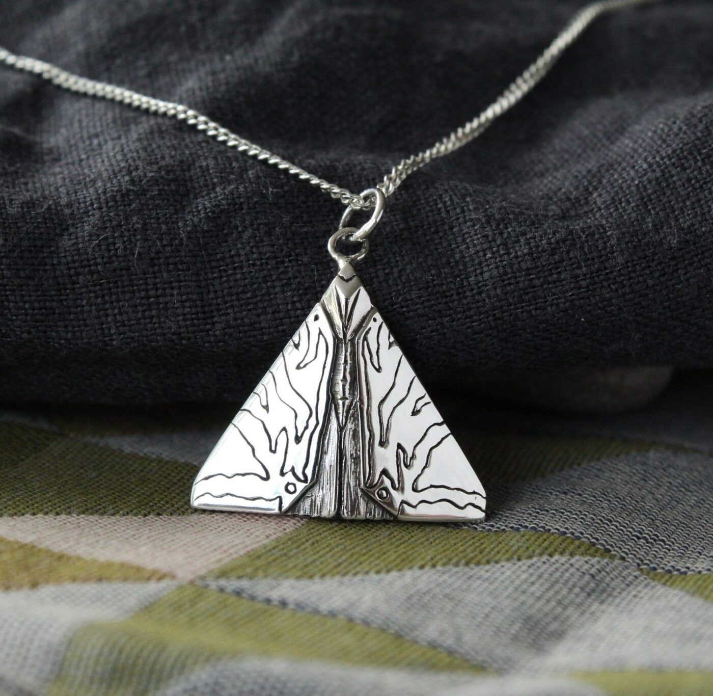 Alternative view of Jersey Tiger Moth Pendant