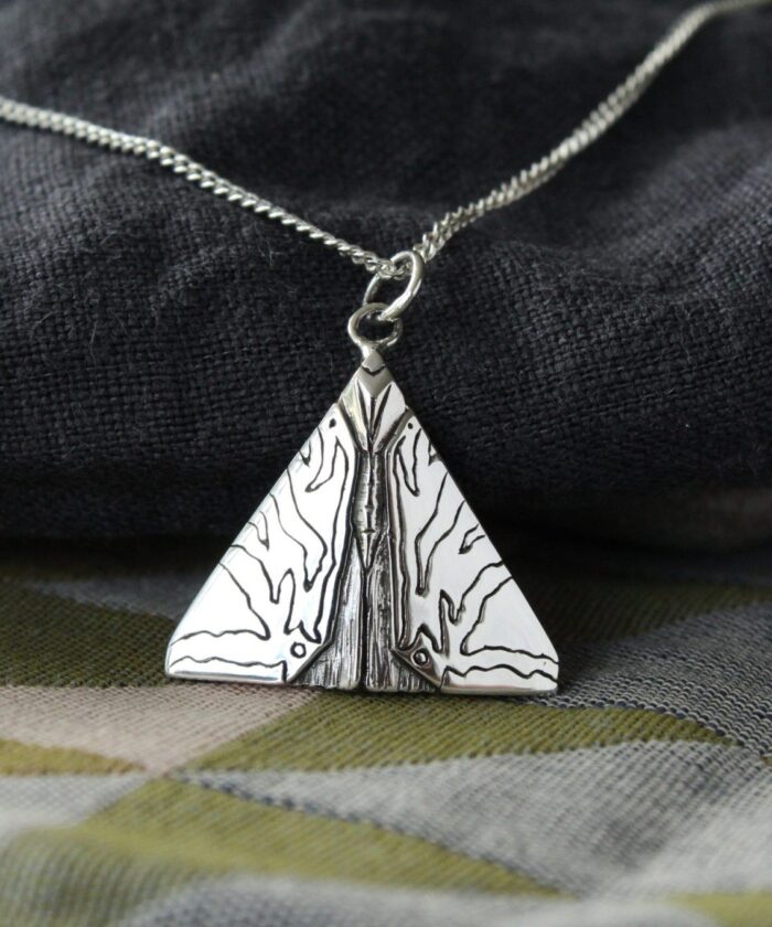Alternative view of Jersey Tiger Moth Pendant