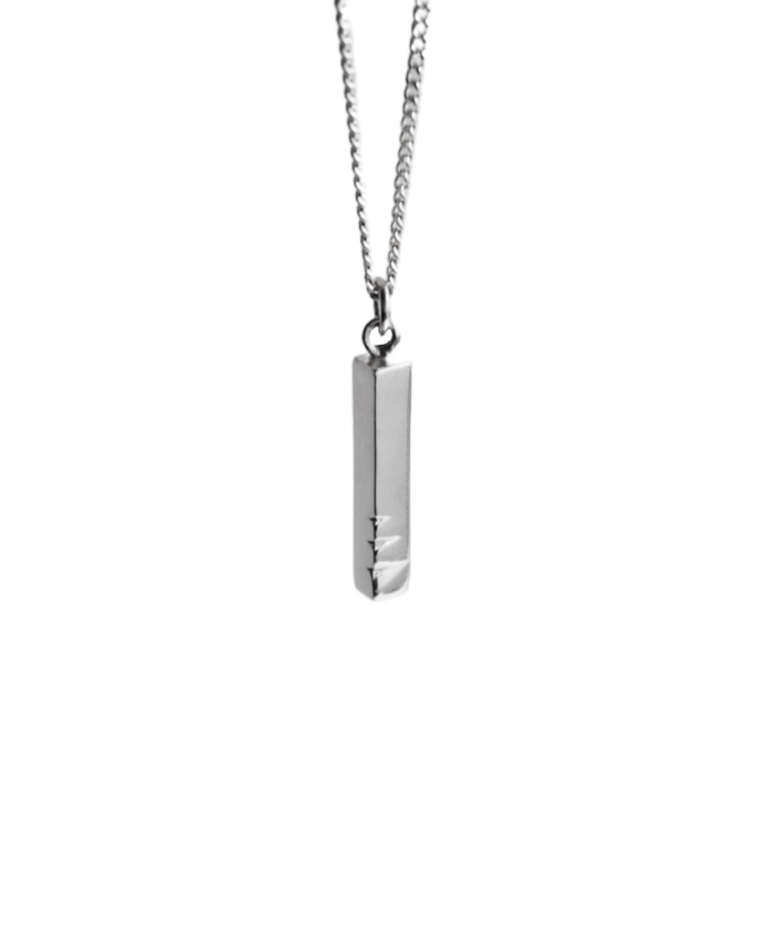 Triple Notch Bar Pendant